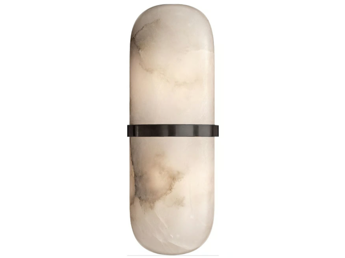 MELANGE PILL FORM SCONCE - Alabaster wall light _ Visual Comfort Europe